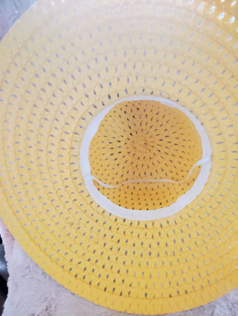 NWT!! Yellow Sun Hat with Leopard Bow by Paradise Quality